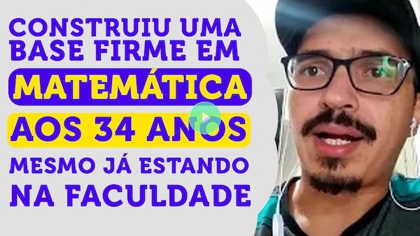 Depoimento em vídeo de Thiago