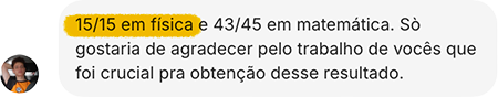 Print de conversa no Instagram